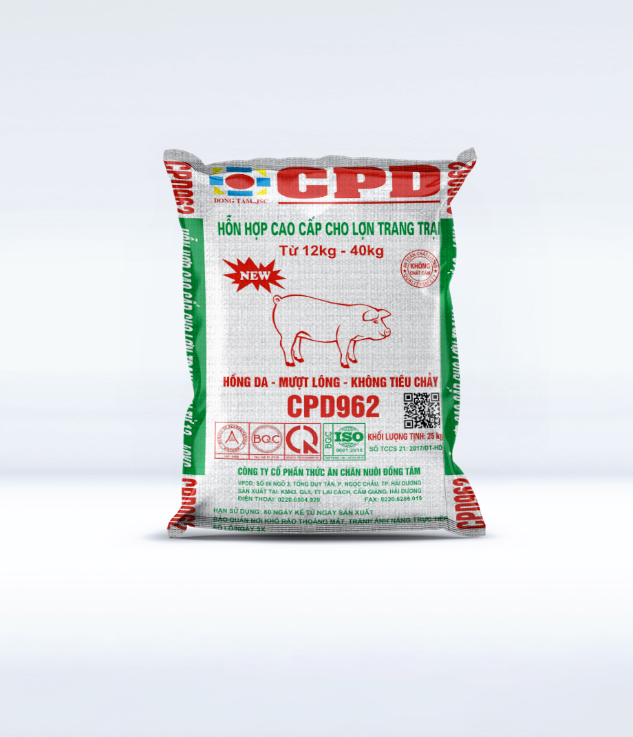  CPD 962 Hỗn hợp dành cho lợn trang trại từ 12-40kg