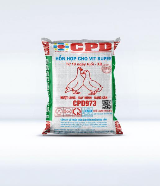 CPD 973 Hỗn hợp dành cho vịt super từ 19 ngày - xuất bán 
